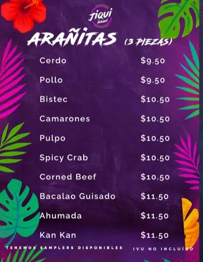 Men&uacute; p&aacute;gina 4